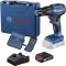 Parafusadeira/furadeira de impacto a bateria, 18 V   2.0 ah, carregador bivolt, com 1 bateria, GSB 185 LI BOSCH
