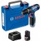 Parafusadeira/furadeira de impacto a bateria, 12 V, GSB 120 LI, BOSCH