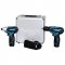 Conjunto parafusadeira/furadeira e parafusadeira com impacto, 12 V, com maleta, LCT204 MAKITA