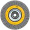 Escova circular de a�o, ondulada, 200 mm x 25 mm, furo 5/8