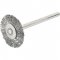 Escova circular com haste para microrret�fica, em inox, 20 mm, VONDER