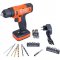Kit furadeira/parafusadeira de impacto. BCD712VHD BR 3/8