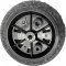 Roda completa com pneu maci�o, 2,50