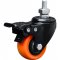 Rod�zio girat�rio leve s�rie black, base espiga, 2