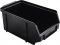 Gaveteiro pl�stico, n� 4, preto, 9,2 cm x 11,3 cm x 20,0 cm, NACIONAL