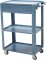 Carro para ferramentas, 60 cm x 40 cm x 89,8 cm, aberto, com 1 gaveta e 1 prateleira de regulagem, 75 kgf, azul, NC-1, NOCRAM