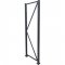Coluna Lateral para mini porta-palete, 9 cm x 200 cm x 60 cm, em chapa de a�o, cinza, 40365 PRESTO