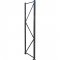 Coluna Lateral para mini porta-palete, 9 cm x 300 cm x 80 cm, em chapa de a�o, cinza, 40368 PRESTO
