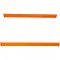 Longarina para estante porta-palete, 120 cm x 9 cm, em chapa de a�o, capac. 250 kgf, laranja, 40373 PRESTO