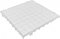 Piso pl�stico modular, 500 mm x 500 mm,  branco, 42527, PRESTO