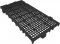 Piso pl�stico modular, 250 mm x 500 mm,  preto, 42529, PRESTO