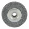 Escova circular de a�o, ondulada, 75 mm x 19 mm Furo 12 mm prensada, fio 0,20 mm Abrasfer