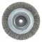 Escova circular, a�o inox ondulado, 150 mm x 13 mm, fio 0,4 mm, ABRASFER