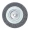 Escova circular de a�o, ondulada, 150 mm x 19 mm Furo 13 mm prensada, fio 0,40 mm Abrasfer