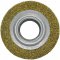 Escova circular ondulada lat�o 150 x 19 mm, furo 13 mm, fio 0,15/0,20 T.7000, ABRASFER
