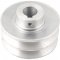 Polia de alum�nio 2 canais, perfil B, 100 mm com furo de 24 mm, VONDER
