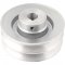Polia de alum�nio 2 canais, perfil B, 120 mm com furo de 3/4