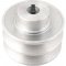 Polia de alum�nio 2 canais, perfil B, 80 mm com furo de 5/8