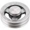 Polia de alum�nio 2 canais, perfil B, 160 mm, sem furo VONDER