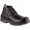 Botina de couro (estampa relax), com el�stico, n� 41, preta, solado em poliuretano bidensidade, sem biqueira, 4045BELS4600LL BRACOL