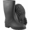 Bota de PVC preta, cano m�dio, sem forro, 35/36, NOVE54