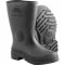 Bota de PVC preta, cano m�dio, sem forro, 38/39, SUPERMAX CCP 501 SF, CALFOR