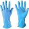 Luva de l�tex, tamanho G, 32 cent�metros, cor azul, antiderrapante, com forro, IMBAT