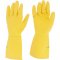 Luva de l�tex, tamanho XG, cor amarela, antiderrapante, com forro, modelo Top, SANRO