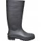 Bota de PVC preta, cano extra longo, sem forro, 43, SUPERMAX  CELSF 503, C ALFOR
