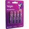 Pilha recarreg�vel pequena (AA), 1,2 V, 4 pe�as, ELE000000082173 ELGIN