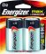 Pilha alcalina grande (D), 2 pe�as, 1,5V, MAX 26869 ENERGIZER