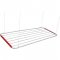 Varal de teto, em alum�nio, 1,20 m x 0,56 m, BOTAFOGO