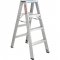 Escada de abrir, em alum�nio, uso profissional, 4 degraus, 120 cm, 4 degraus, ALULEV