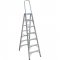 Escada de abrir, em alum�nio, uso profissional, 7 deraus, 210 cm, com al�a de apoio,  AP207, ALULEV