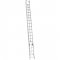 Escada extens�vel, de alum�nio, 19 degraus, com corda, ALULEV