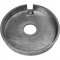 Tampa em alum�nio para po�o, di�metro interno de 175 mm, furo central de 35 mm, com recorte lateral, TPR175-35MM GABITEC
