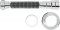 Sif�o tubo extensivo universal, cromado,720mm comprimento, 031101, BLUKIT