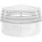 Terminal de ventila��o para tubula��o de esgoto, DN 100, em PVC branco, 1167 KRONA