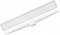 Ralo linear invis�vel, modelo seco, branco, 50 cm, 20102125 PLASTILIT